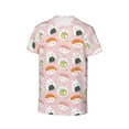 thumbnail image 3 of Honeii Cute Sushi (2) Print Kids Boy T-Shirt,Breathable Round Neck Tee,Stylish Summer Tee for Boys, for Outdoor Activities and Casual Wear, 3 of 7