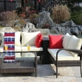 thumbnail image 4 of Segmart Outdoor Patio Conversation Set, Segmart 4PCS Outdoor Patio Rattan Sofa Set with Side Storage Box, Poolside Furniture Set for 4, Wicker Coffee Table, Beige and Brown, 4 of 8