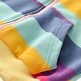 thumbnail image 4 of SYNPOS 1-7T Girls' Cardigans - Toddler Little Girl Zip Up Hoodie Jacket Rainbow Hooded Sweatshirt Fall Winter Kid Long Sleeve Shirt Pullover Top, 4 of 7