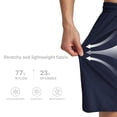 thumbnail image 2 of HISDERN Men's Athletic Shorts 7 Inch Inseam Drawstring Waist Quick Dry Casual Shorts with Pockets, 2 of 7