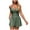 AG, variant on larppty Women's Swim Romper with Wrap Front & Side Pockets – Adjustable Straps High-Waisted Shorts Swimwear(AG, XXL)
