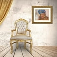 thumbnail image 3 of Loreth, Lanie 32x26 Gold Ornate Wood Framed with Double Matting Museum Art Print Titled - Adorned African Woman, 3 of 4
