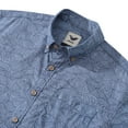 thumbnail image 3 of YIUME Men's Hawaiian Shirt Soaring Ambition Print Cotton Button-down Short Sleeve Aloha Shirt, 3 of 9