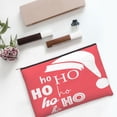thumbnail image 6 of Susaid Saying Ho Ho Ho Print Makeup Mini Bags for Women Multi Color Cosmetics Bag Travel Toiletry Bag Pencil Pouch Blank Makeup Bags with Zipper, 6 of 7