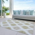 thumbnail image 6 of Addison Rugs Chantille Indoor/Outdoor Transitional Ikat Gold Washable Rectangle Rug, 5' x 7'6", 6 of 6
