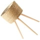 thumbnail image 4 of Maceta de madera tejida con patas, maceta para plantas, cesta de madera para flores, 4 of 7