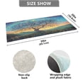 thumbnail image 3 of Haosy Whimsical Tree Of Life Bathroom Rugs Non Slip Absorbent Soft Plush Quick Dry Bath Mat, 39"x20", 3 of 8