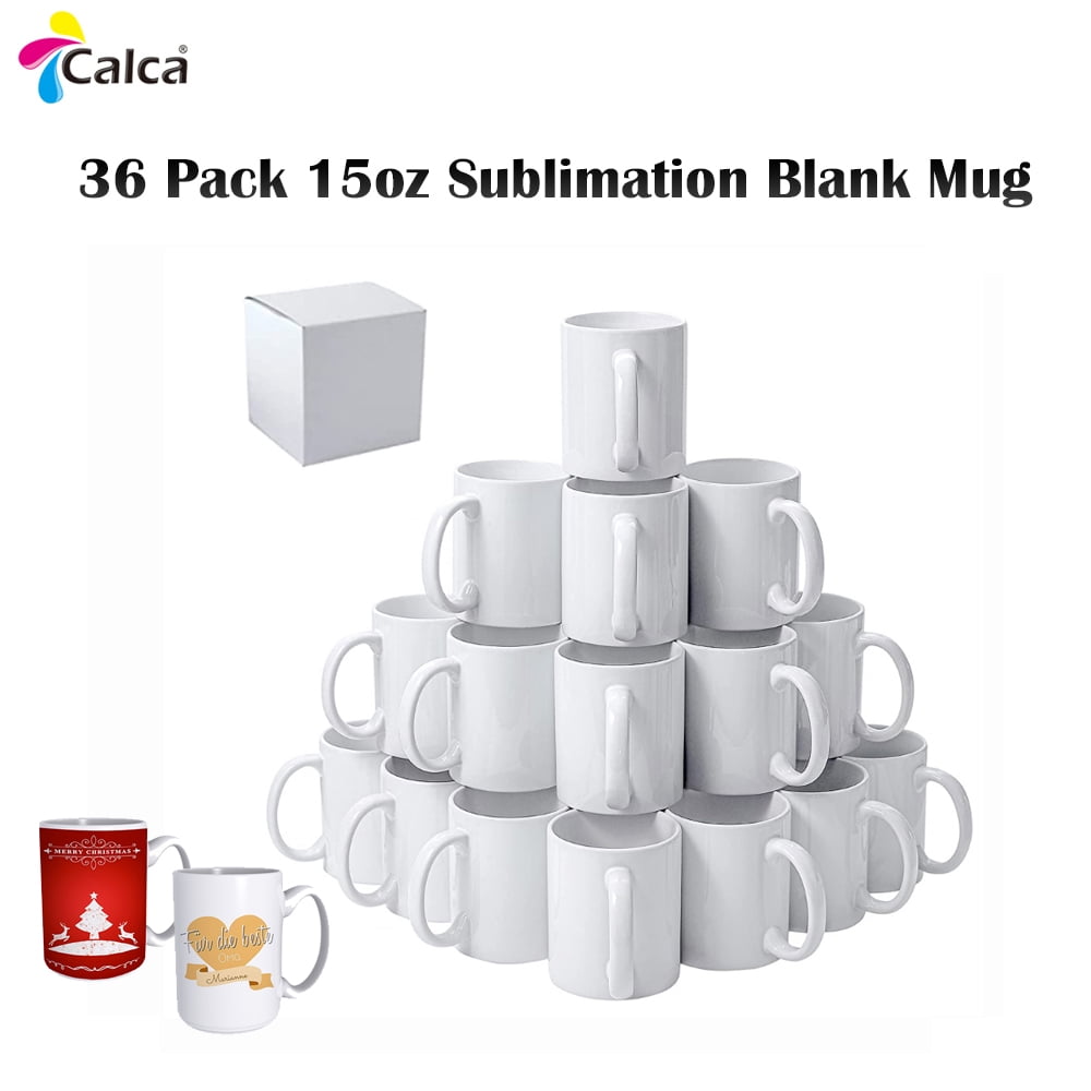 15oz Orca Coating Sublimation Mugs Blank White Cup Diy Mug Grade