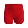 thumbnail image 4 of ELFINDEA Yoga Pants Shapewear Women Banded Shorts Boyshorts Boardshorts Swimsuits Sporty Short Plus Size Body Suits for Womens Red 2X, 4 of 7
