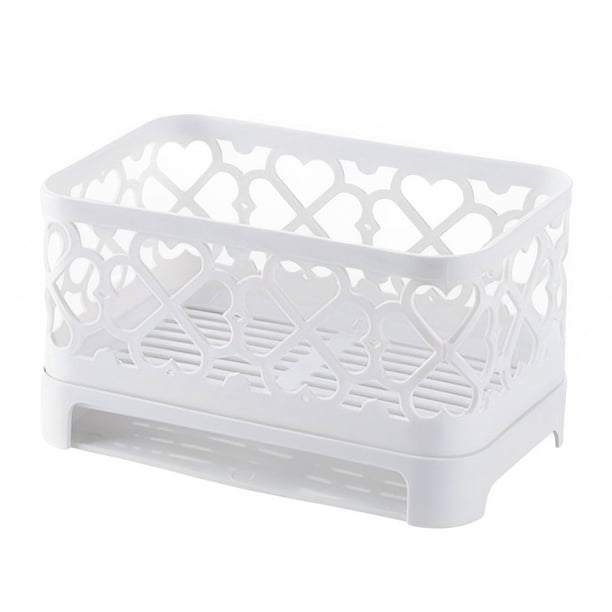 Advancent Caja organizadora de solución de almacenamiento versátil para armarios de cocina y baño, organizador de cocina PP, organizador de Almacenamiento y organización del hogar gris blanco