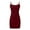 Wine, variant on Women's Casual Dress Slim Fit Strapless Versatile Stylish Everyday Wear Night Out Spring Summer Comfortable Stretch Fabric Womens Casual Trendy Midi Dresses