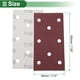 thumbnail image 4 of 70 Pcs Papel de Lija Rectangular 8 Agujeros 180 Grano Hojas de Lijado de Gancho y Bucle Universal para Reacondicionamiento Automotriz 180x95mm Óxido de Aluminio Rojo, 4 of 7
