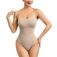 thumbnail image 2 of Combinaison Aguichant Sans Manches à Col en V en Polyester Uni pour Femmes, Shorts Corset pour Tenue Décontractée et Danse, 2 of 9