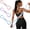Blue, variant on OHDufiry Figure 8 Resistance Bands for Women Men, 8 Shaped Resistance Rubber Band for Arms, Back, Shoulder Stretch with Handles, Not Break, Portable