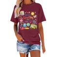 thumbnail image 2 of Fnhpitd Butter T Shirt Teach Tshirt Cute Teacher Life Shirts Special Education Tee Inspirational Tops Wine,2Xl, 2 of 7