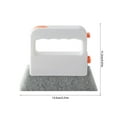 thumbnail image 2 of Window Track Cleaner Brush with Washable Scouring Pad - Multi-Surface Cleaning Tool for Hollow Rails, Sliding Doors, Sinks & Vents - 11.2in Durable PP Handle & Replaceable Head - Effortless Dust Remo, 2 of 8