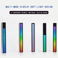thumbnail image 3 of Light Bar Sound Control RGB Lamp Music Sync LED bar music Light Bar Car Atmosphere Lighting Supplies, Charging Type, Black, 3 of 8