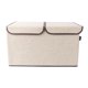 thumbnail image 1 of Contenedor de almacenamiento plegable con tapa doble y asas, 1 of 5