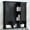 Black, variant on Bathroom Wall Cabinet with 2 Door Adjustable Shelves,Over The Toilet Storage White Wall Mounted Medicine Cabinets for Bathroom Laundry Room Kitchen