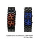 thumbnail image 4 of Reloj LED Sidaley para hombres y mujeres de acero Rojo, 4 of 6