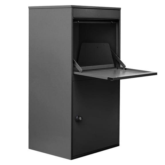 golytefs Extra Large Package Drop Boxes Anti-theft Large Modern Mailbox for Outside Porch