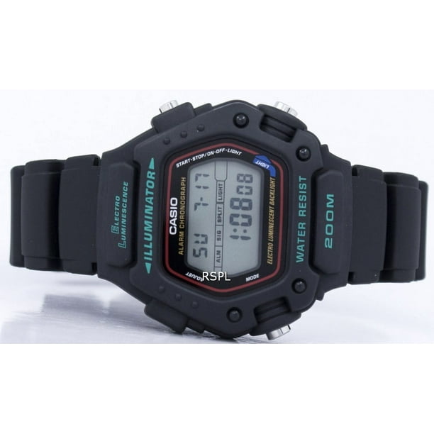 Casio Digital Classic Alarm Chronograph WR200M DW-290-1VS DW-290-1
