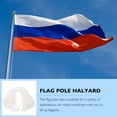 thumbnail image 2 of Flagpole Rope Clotheslines Lanyard Tapestry Camping Earth Tones Travel White Cotton, 2 of 6
