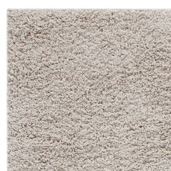 SAFAVIEH Venus Elijah Solid Plush Shag Area Rug, Taupe, 3'11" x 6'