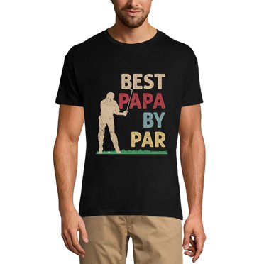 T-Shirt Graphique pour Homme Meilleur Papa par par - Fête des Pères Écologique Édition Limitée T-Shirt à Manches Courtes Vintage Cadeau d'Anniversaire Nouveauté