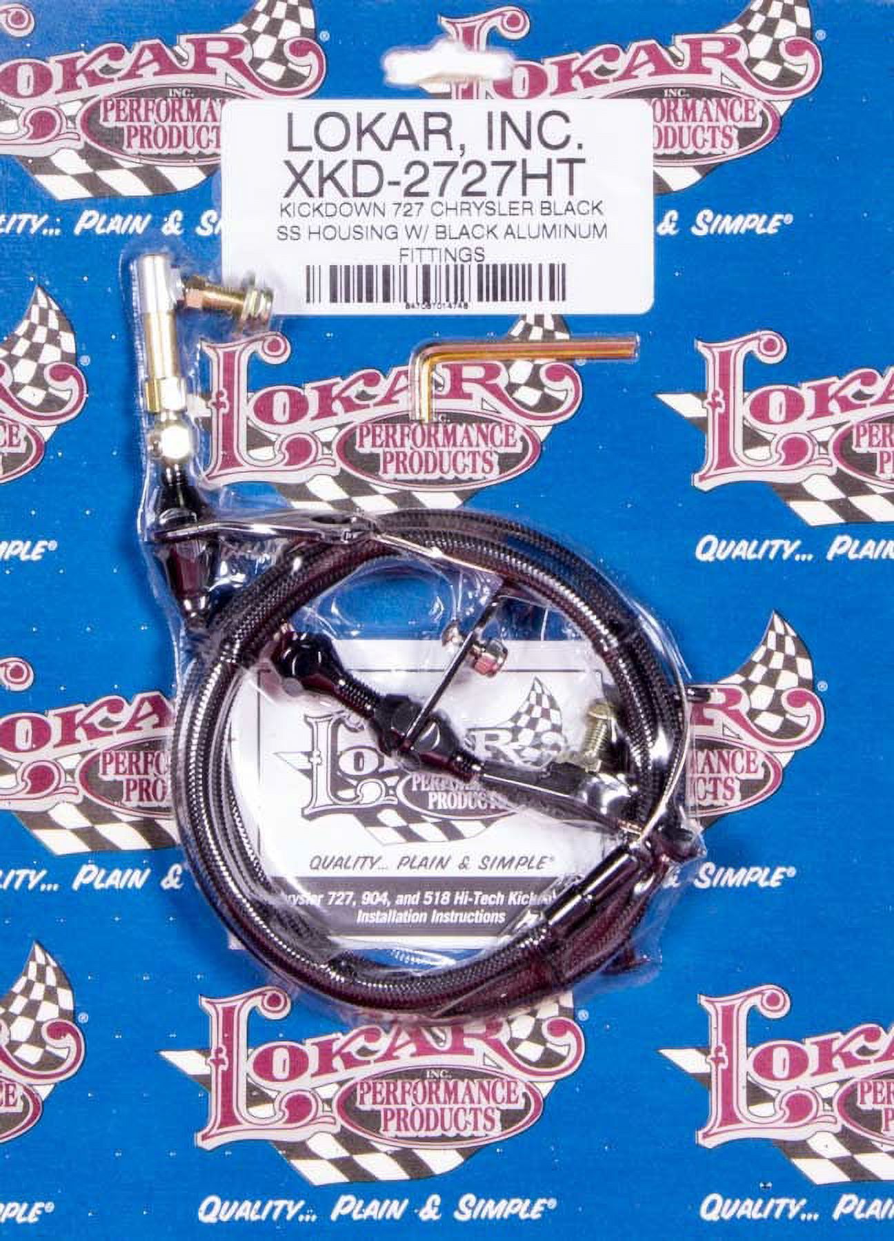 Lokar XKD-2727HT LOCXKD-2727HT MIDNIGHT SERIES HI-TECH KICKDOWN KIT