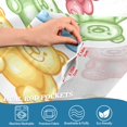 thumbnail image 5 of Yayeee Kitchen Curtains Tier Set of 2 Light Filtering 57"x36" Over Sink Window Panels, Gummy Bear Pattern, 5 of 7