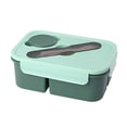 thumbnail image 2 of Dvkptbk Lunch Box Plastic Lunch Box Fresh-Keeping Box Microwave Oven Heating Sealed Thermal Insulation Bento Box Lunch Box with Tableware Camping Essentials, 2 of 3