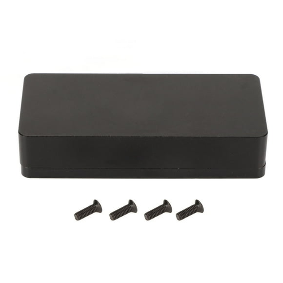 Carcasa de aleación de aluminio para RasPi Zero W, diseño ultradelgado y compacto de 0,6 pulgadas, carcasa de metal para RasPi Zero W WH 2W
