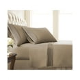 thumbnail image 4 of Southshore Fine Linens Classy Pleated 21" Extra Deep, Pocket Sheet Set, Twin - Taupe, 4 of 4