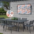 thumbnail image 6 of Outdoor TV Cover 40x25x4.5in, Summer Ocean Starfish Coral Shell Weatherproof TV Screen Protector with Zipper, Watercolor Marine Life Outside Television Cover Fits Up to 40-43", 6 of 9
