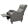 thumbnail image 5 of Abble Push Back Fabric Manual Recliner Chair Single Rclining Sofa for Living Room, Bedroom -Charcoal Gray, 5 of 6