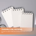 thumbnail image 1 of TEHAUX 4Pcs Note Cards with Rings White Paper Blank Writing Home Use, 1 of 8