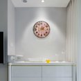 thumbnail image 5 of Yayeee Wall Clock Battery Operated 9.5" Silent Quartz Non-Ticking for Living Room Decor, Beige Gingerbread Houses, 5 of 8