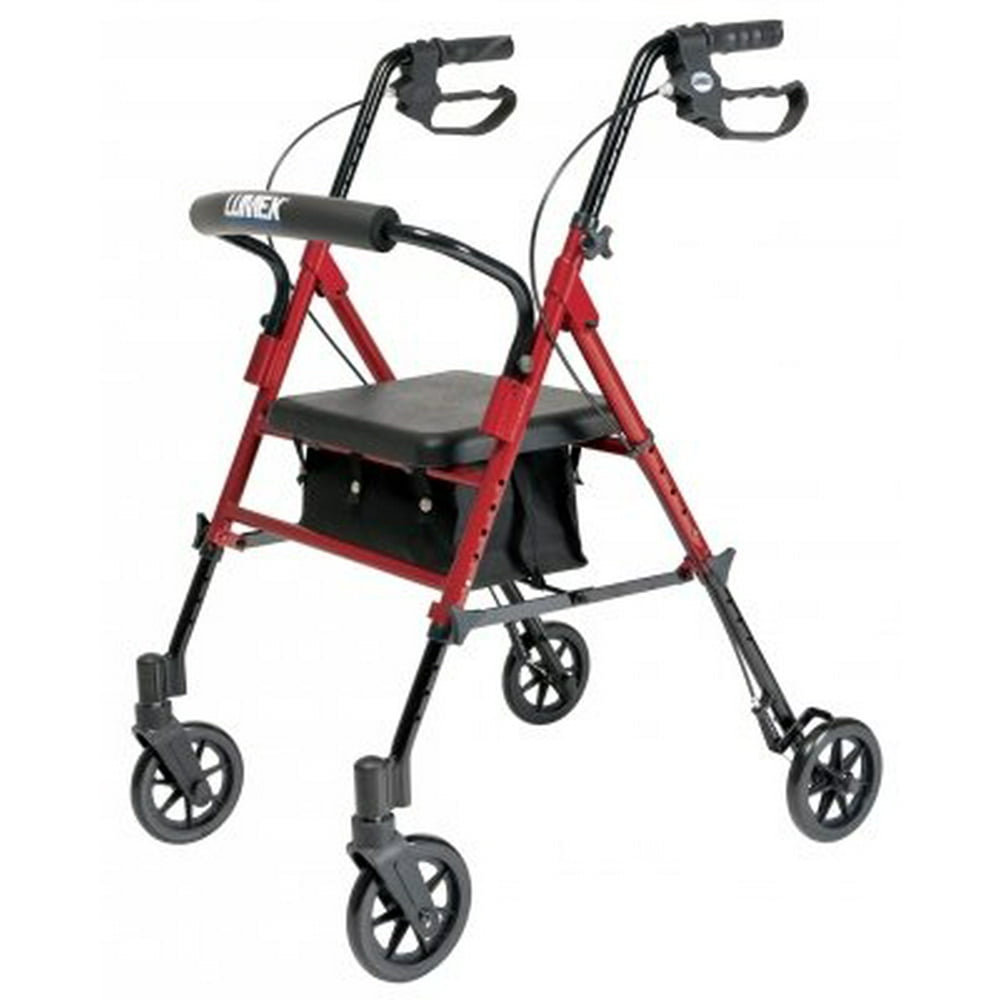 Lumex Set N Go Height Adjustable Rollator, Rj4700R 1 Ea