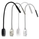 thumbnail image 2 of Lámpara de lectura para cabecero de cama LED, lámpara de pared con foco, lámpara de lectura con manguera, lámpara de pared universal con tubo de serpiente de 3 W, 2 of 5