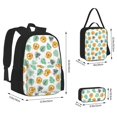 thumbnail image 2 of Disketp Tiger Leaves Mochila Estampada de Gran Capacidad con Lonchera y Estuche, Set de 3 Piezas para Estudiantes, 2 of 7