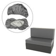 thumbnail image 6 of Tongina Cushion Slipcovers, RV Dinette Cushion Covers Faux Leather Waterproof Bench Cover Seat Cover for Home Couch Travel Light Gray, 6 of 8
