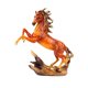 thumbnail image 3 of Estatua de caballo marrón para decoración de escritorio, adorno Fengshui de 6,8 x 2,5 x 8,2 pulgadas para estantes, porches, estanterías o, 3 of 9