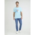 thumbnail image 2 of Stitch Pride Men's and Big Men's Graphic Tee with Short Sleeves, Sizes S-3XL, 2 of 3