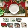 thumbnail image 4 of 6 Pcs Napperon de Noël en Coton Lin Nappe Thermique Tapis de Table de Cuisine, 4 of 4