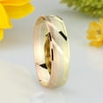 thumbnail image 3 of 14K Tri Color Gold 6mm Wedding Band (Size 5 to 13), 10.5, 3 of 4