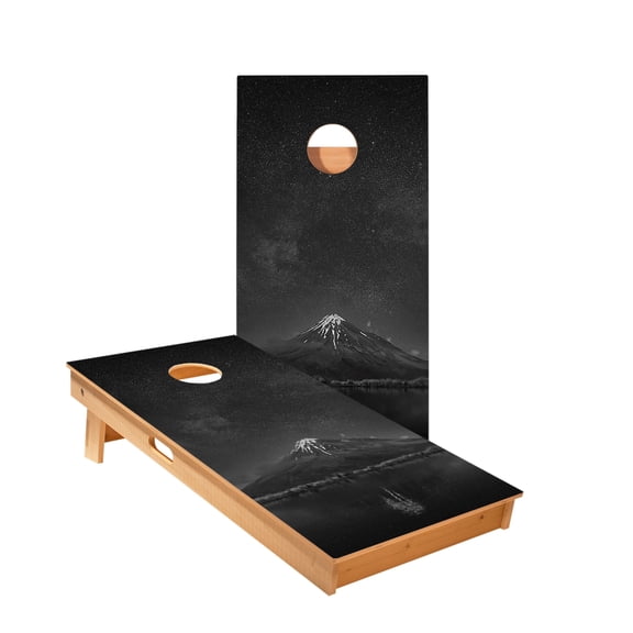 Skip's Garage | Starry Sky Mountain Cornhole Boards with Bags