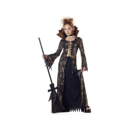 Child's Gold and Black Witch Costume