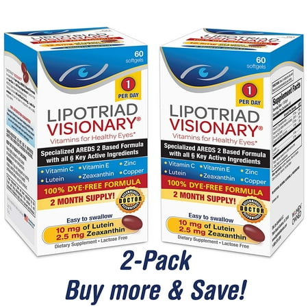 Lipotriad Visionary Twin Pack Eye Vitamin
