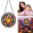 thumbnail image 3 of Ciozy Halloween Ghost Acrylic Puzzle Sun Catcher, DIY Acrylic Window Hanging Decor, Spooky Cute Sun Catcher Ornament for Home Garden Patio Wall Decoration, 5.9 Inch - Must-have, 3 of 5